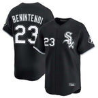 Kooe C.White Sox #23 Andrew Benintendi Player Black Home Game Stitched Jerseys