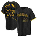 Kooe C.White Sox #23 Andrew Benintendi Player Black Snake Skin City Home Game Stitched Jerseys