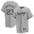 Kooe C.White Sox #23 Andrew Benintendi Player Gray Home Game Stitched Jerseys
