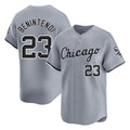 Kooe C.White Sox #23 Andrew Benintendi Player Gray Road Limited Home Stitched Jerseys