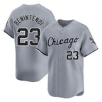 Kooe C.White Sox #23 Andrew Benintendi Player Gray Road Limited Home Stitched Jerseys