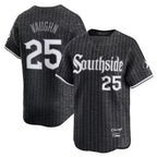 Kooe C.White Sox #25 Andrew Vaughn Player Black City Connect Limited Home Stitched Jerseys