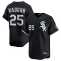 Kooe C.White Sox #25 Andrew Vaughn Player Black Limited Home Stitched Jerseys