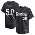 Kooe C.White Sox #50 Lenyn Sosa Player Black City Connect Limited Home Stitched Jerseys