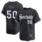Kooe C.White Sox #50 Lenyn Sosa Player Black City Connect Limited Home Stitched Jerseys