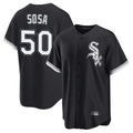 Kooe C.White Sox #50 Lenyn Sosa Player Black Home Game Stitched Jerseys