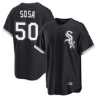 Kooe C.White Sox #50 Lenyn Sosa Player Black Home Game Stitched Jerseys