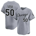 Kooe C.White Sox #50 Lenyn Sosa Player Gray Road Limited Home Stitched Jerseys