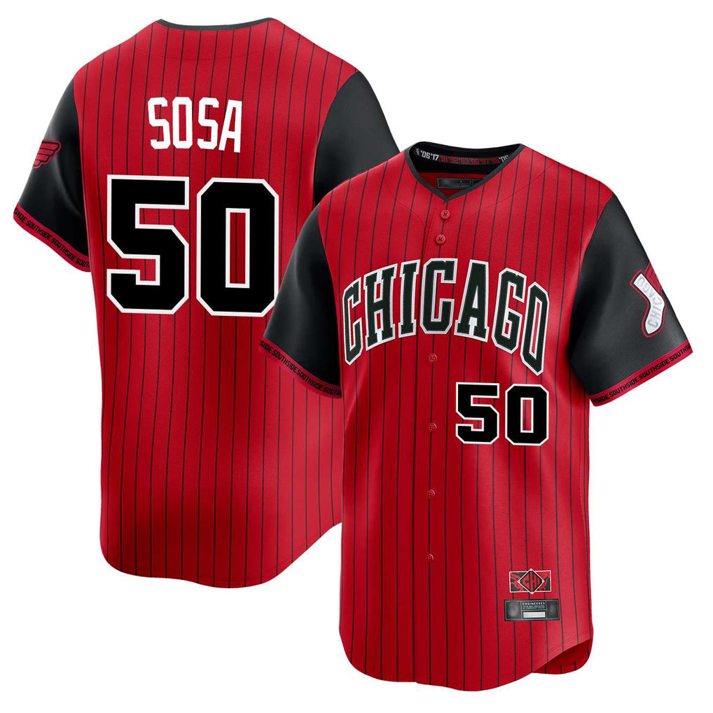 Kooe C.White Sox #50 Lenyn Sosa Player Red City Connect Limited Home Stitched Jerseys