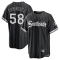 Kooe C.White Sox #58 Seranthony Dom¨ªnguez Player Black City Connect Home Game Stitched Jerseys