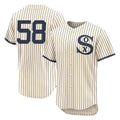 Kooe C.White Sox #58 Seranthony Dom¨ªnguez Player Cream Field of Dreams Limited Elite Home Stitched Jerseys