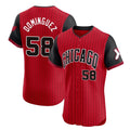 Kooe C.White Sox #58 Seranthony Dom¨ªnguez Player Red City Connect Limited Elite Home Stitched Jerseys