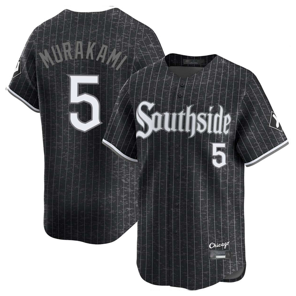 Kooe C.White Sox #5 Munetaka Murakami Player Black City Connect Limited Home Stitched Jerseys