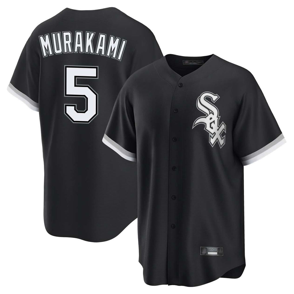 Kooe C.White Sox #5 Munetaka Murakami Player Black Home Game Stitched Jerseys