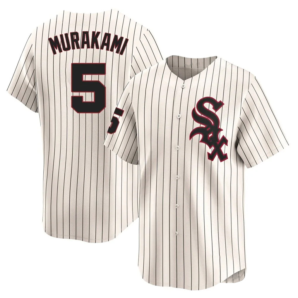 Kooe C.White Sox #5 Munetaka Murakami Player Cream Cooperstown Collection Limited Home Stitched Jerseys