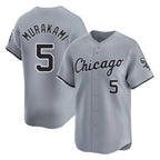 Kooe C.White Sox #5 Munetaka Murakami Player Gray Road Limited Home Stitched Jerseys