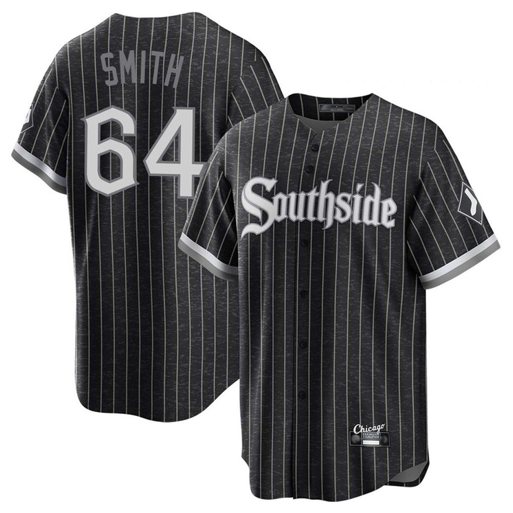 Kooe C.White Sox #64 Shane Smith Player Black City Connect Home Game Stitched Jerseys