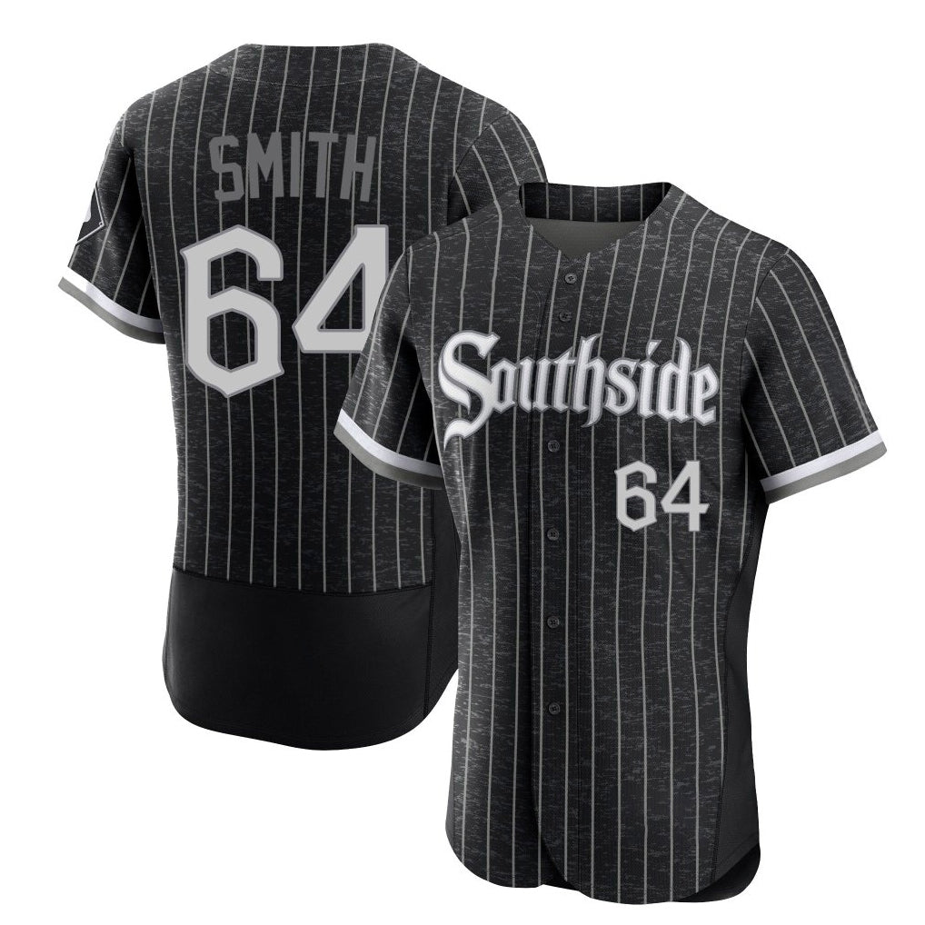 Kooe C.White Sox #64 Shane Smith Player Black City Connect Limited Elite Home Stitched Jerseys