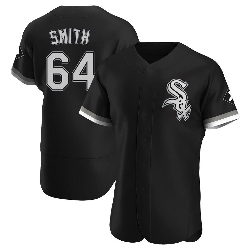 Kooe C.White Sox #64 Shane Smith Player Black Limited Elite Home Stitched Jerseys