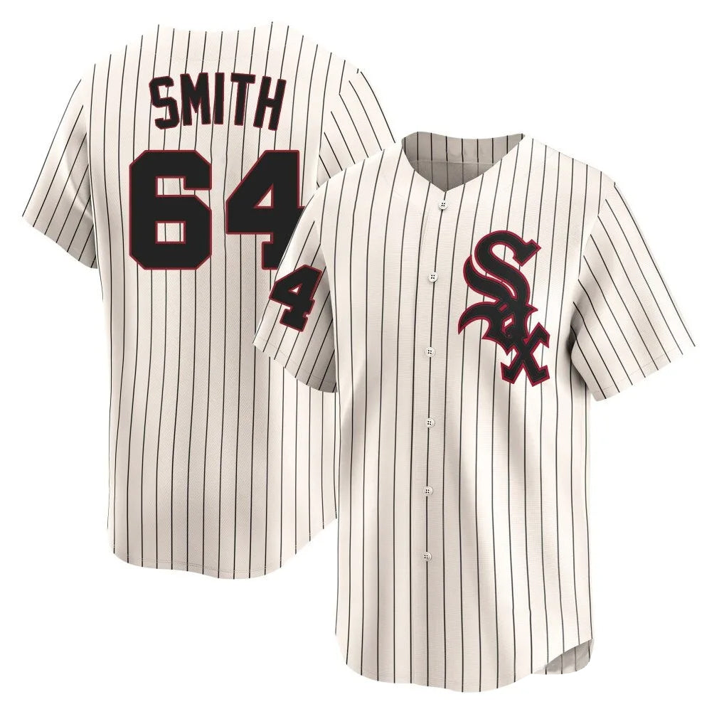 Kooe C.White Sox #64 Shane Smith Player Cream Cooperstown Collection Limited Home Stitched Jerseys