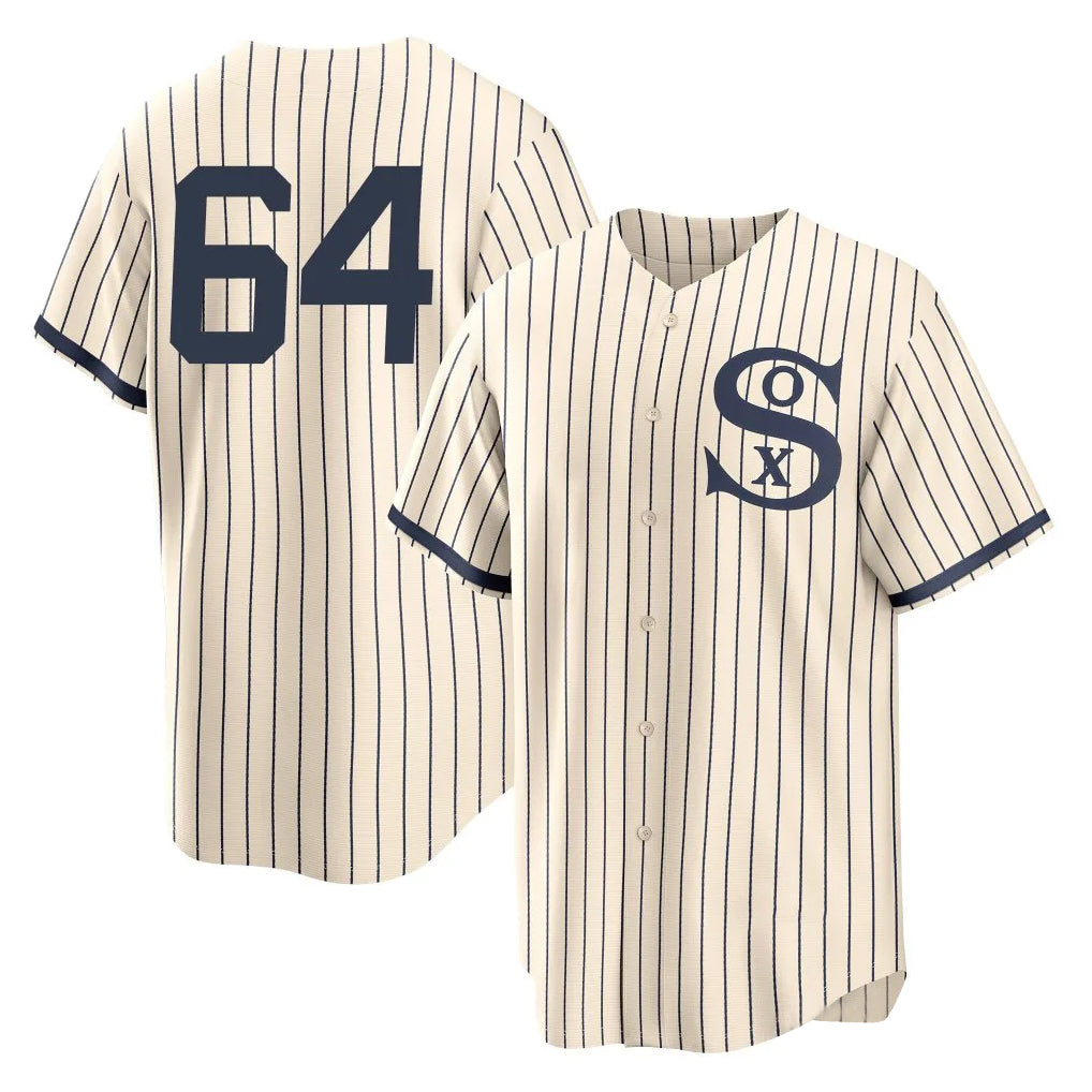 Kooe C.White Sox #64 Shane Smith Player Cream Field of Dreams Home Game Stitched Jerseys