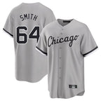 Kooe C.White Sox #64 Shane Smith Player Gray Home Game Stitched Jerseys
