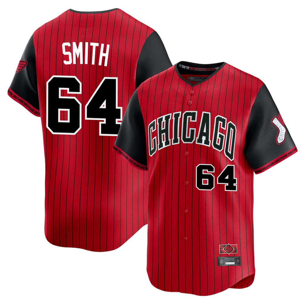 Kooe C.White Sox #64 Shane Smith Player Red City Connect Limited Home Stitched Jerseys
