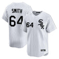 Kooe C.White Sox #64 Shane Smith Player White Stripe Limited Home Stitched Jerseys