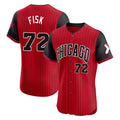 Kooe C.White Sox #72 Carlton Fisk Player Red City Connect Limited Elite Home Stitched Jerseys