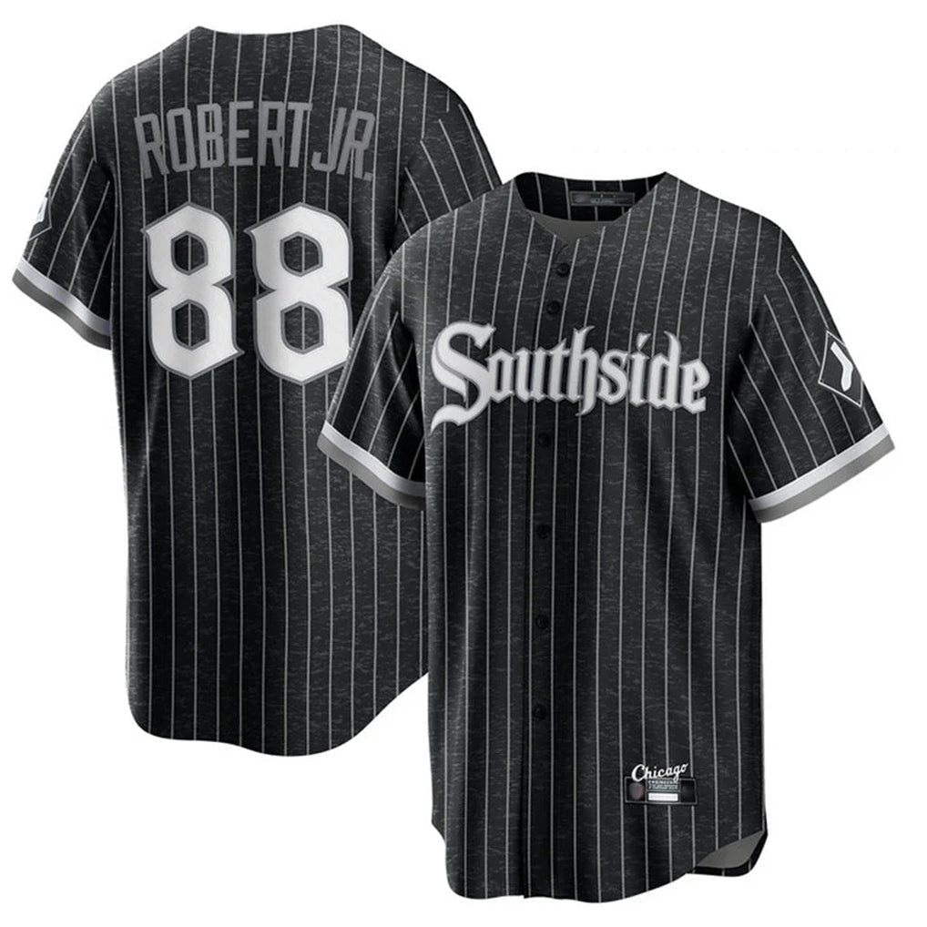 Kooe C.White Sox #88 Luis Robert Jr Player Black City Connect Home Game Stitched Jerseys