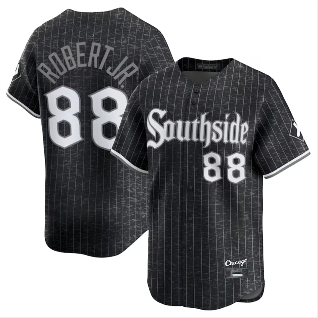 Kooe C.White Sox #88 Luis Robert Jr Player Black City Connect Limited Home Stitched Jerseys
