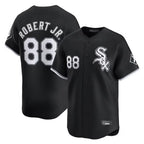 Kooe C.White Sox #88 Luis Robert Jr Player Black Limited Home Stitched Jerseys