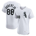 Kooe C.White Sox #88 Luis Robert Jr Player White Stripe Limited Elite Home Stitched Jerseys