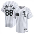 Kooe C.White Sox #88 Luis Robert Jr Player White Stripe Limited Home Stitched Jerseys