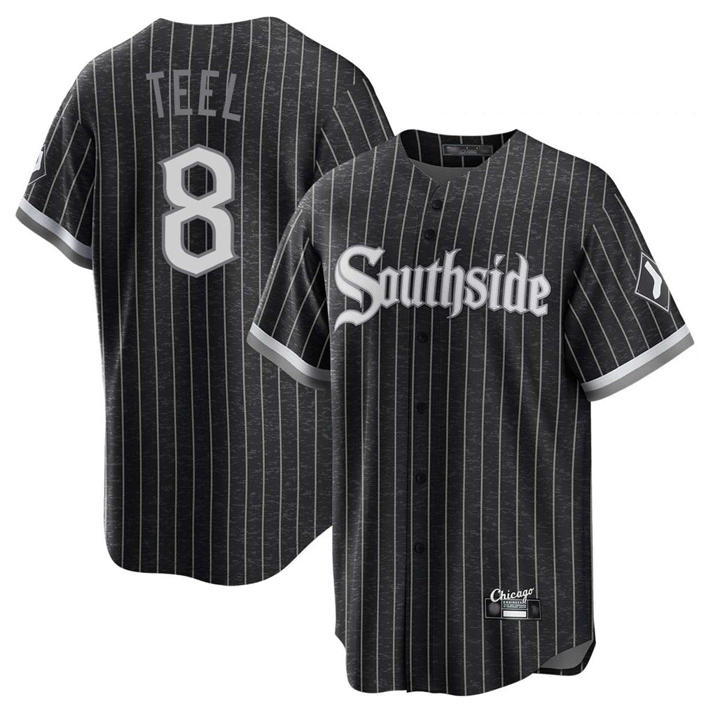 Kooe C.White Sox #8 Kyle Teel Player Black City Connect Home Game Stitched Jerseys