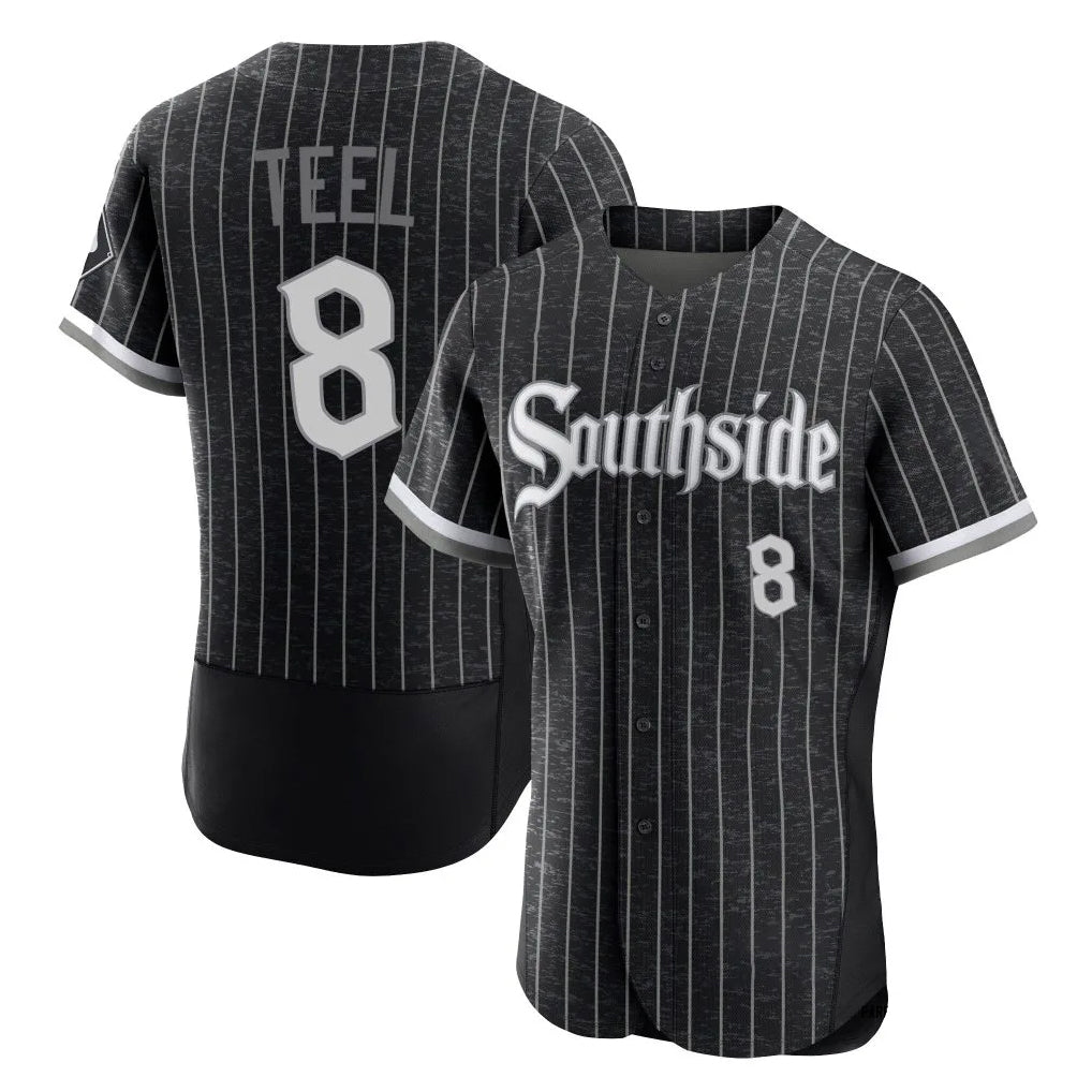Kooe C.White Sox #8 Kyle Teel Player Black City Connect Limited Elite Home Stitched Jerseys