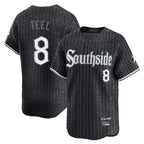 Kooe C.White Sox #8 Kyle Teel Player Black City Connect Limited Home Stitched Jerseys