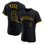 Kooe C.White Sox #8 Kyle Teel Player Black Snake Skin City Limited Elite Home Stitched Jerseys