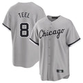 Kooe C.White Sox #8 Kyle Teel Player Gray Home Game Stitched Jerseys