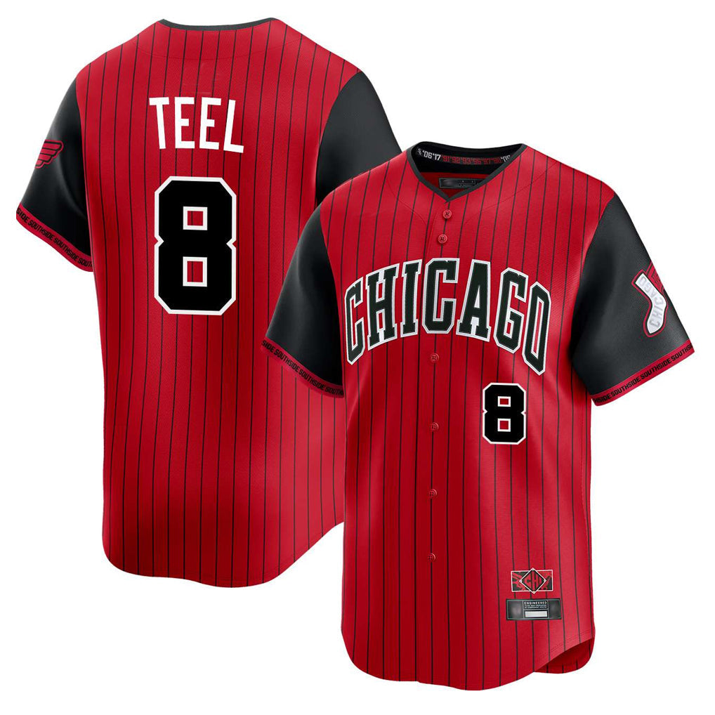 Kooe C.White Sox #8 Kyle Teel Player Red City Connect Limited Home Stitched Jerseys