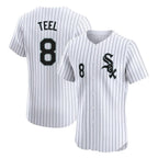 Kooe C.White Sox #8 Kyle Teel Player White Stripe Limited Elite Home Stitched Jerseys