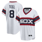 Kooe C.White Sox #8 Kyle Teel Player White T-shirt Home Game Stitched Jerseys