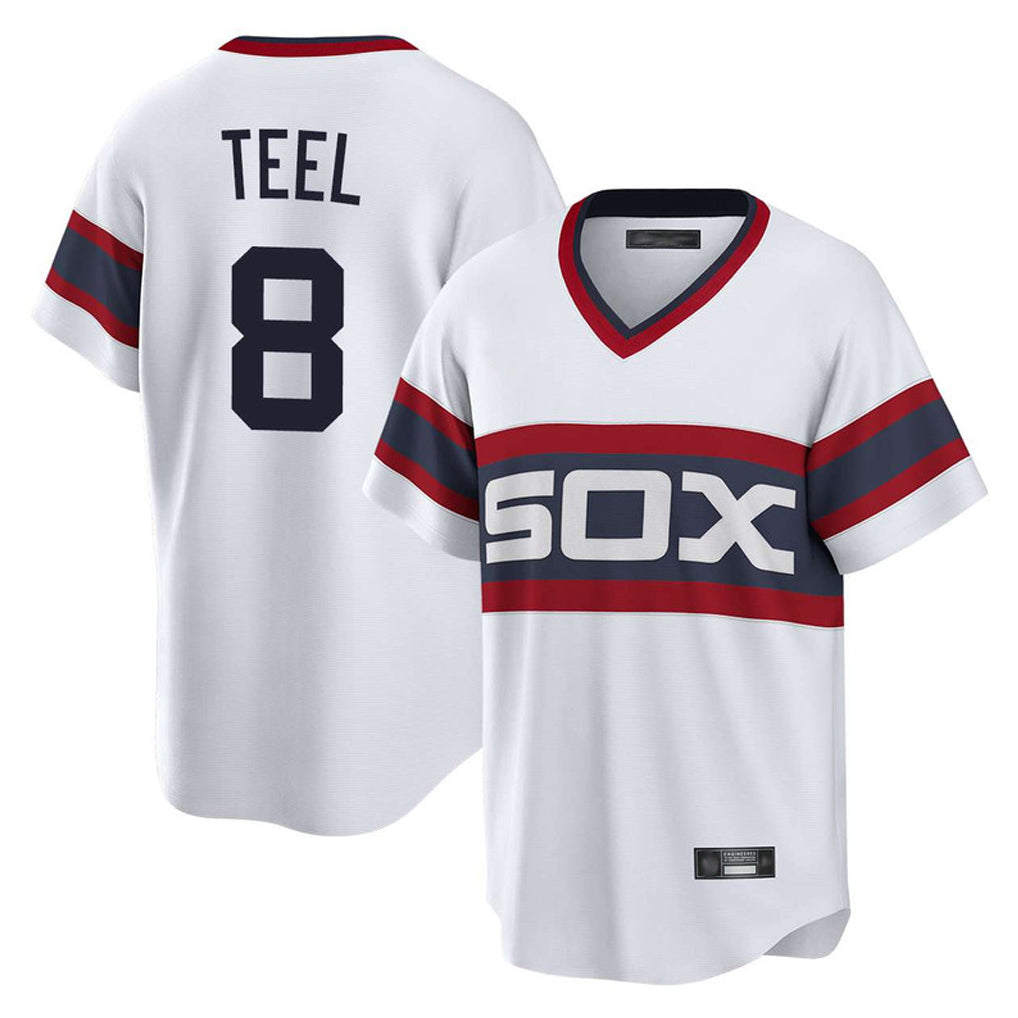 Kooe C.White Sox #8 Kyle Teel Player White T-shirt Home Game Stitched Jerseys