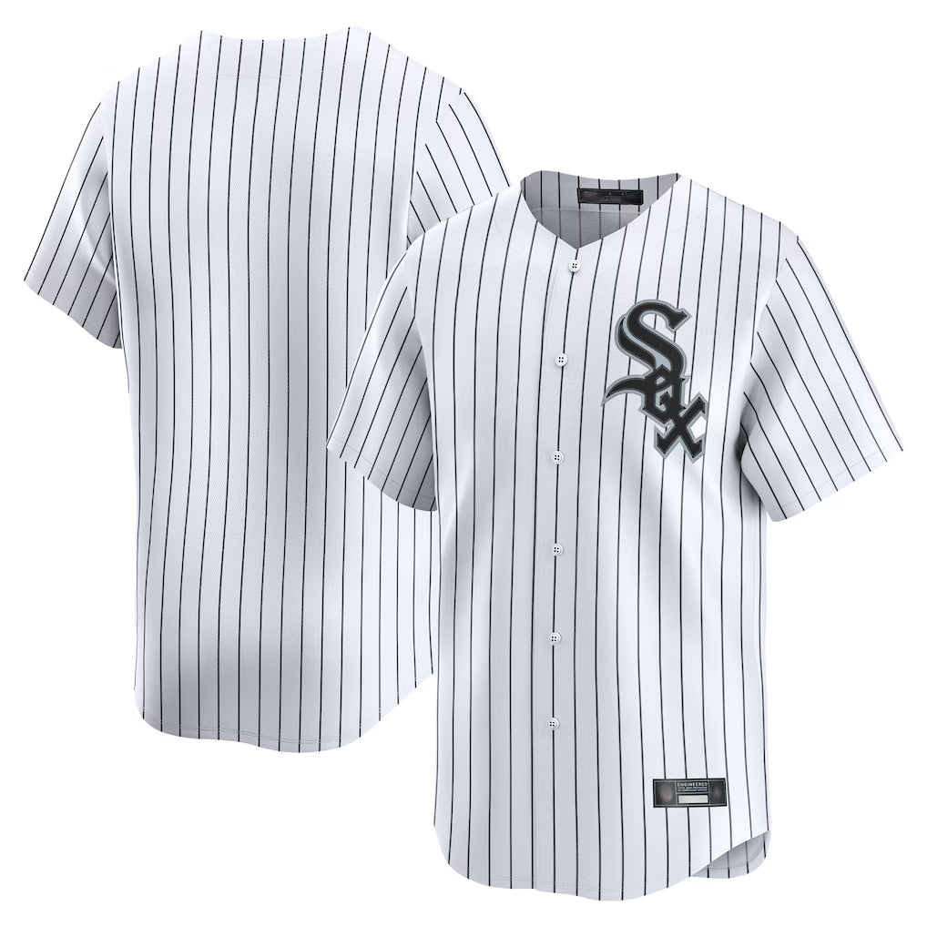Kooe C.White Sox ## White Sox Blank Player White Stripe Limited Home Stitched Jerseys