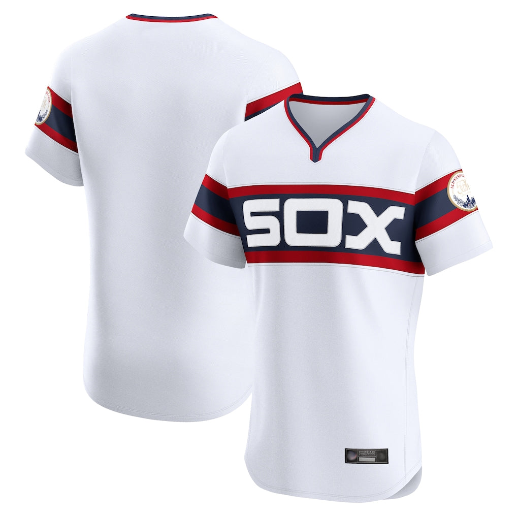 Kooe C.White Sox ## White Sox Blank Player White T-shirt Limtied Elite Home Stitched Jerseys