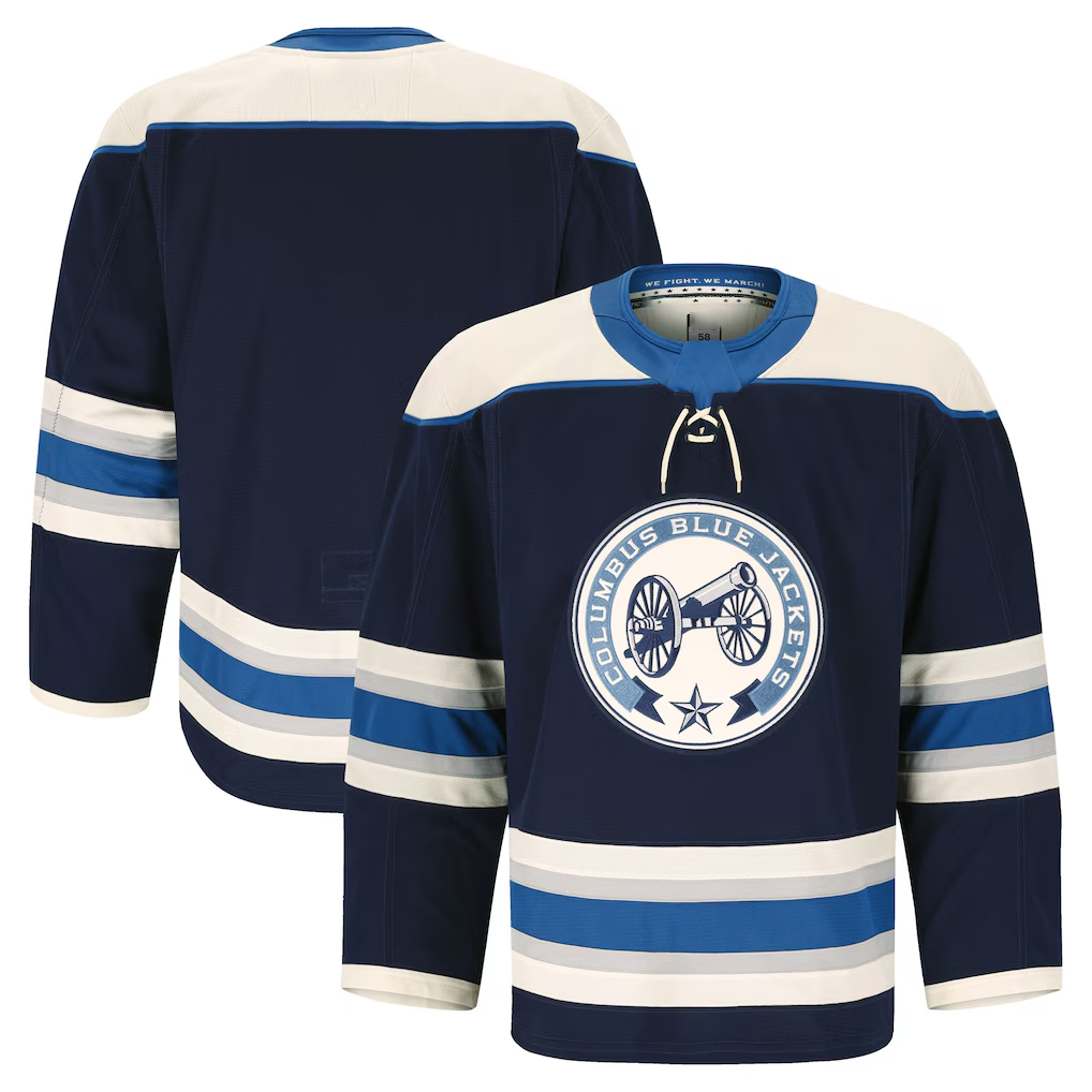 Kooe CB.Jackets Navy Alternate Authentic Pro Jersey