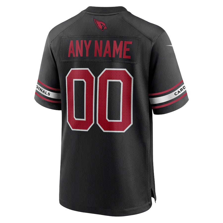 Kooe Custom A.Cardinals Black Replica Alternate Game Stitched Jerseys