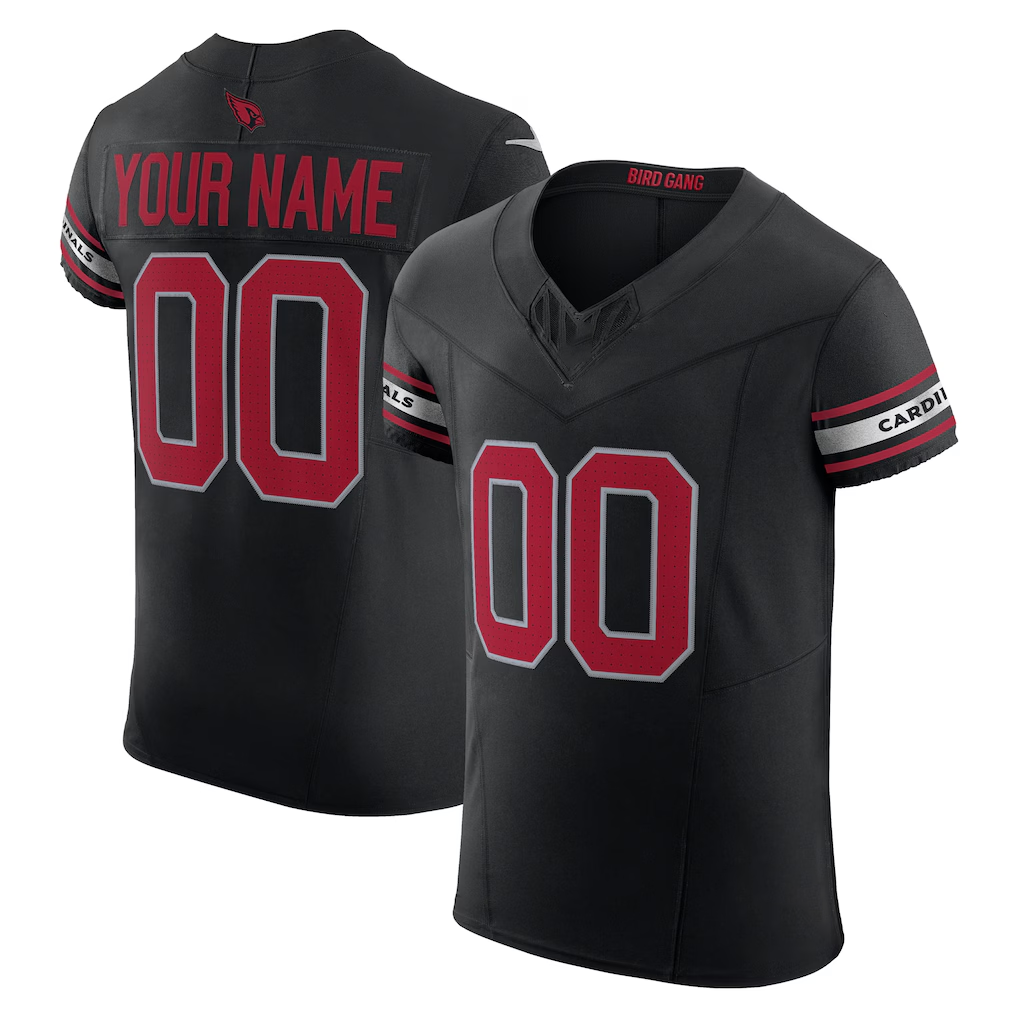 Kooe Custom A.Cardinals Black Vapor F.U.S.E. Elite Stitched Jerseys
