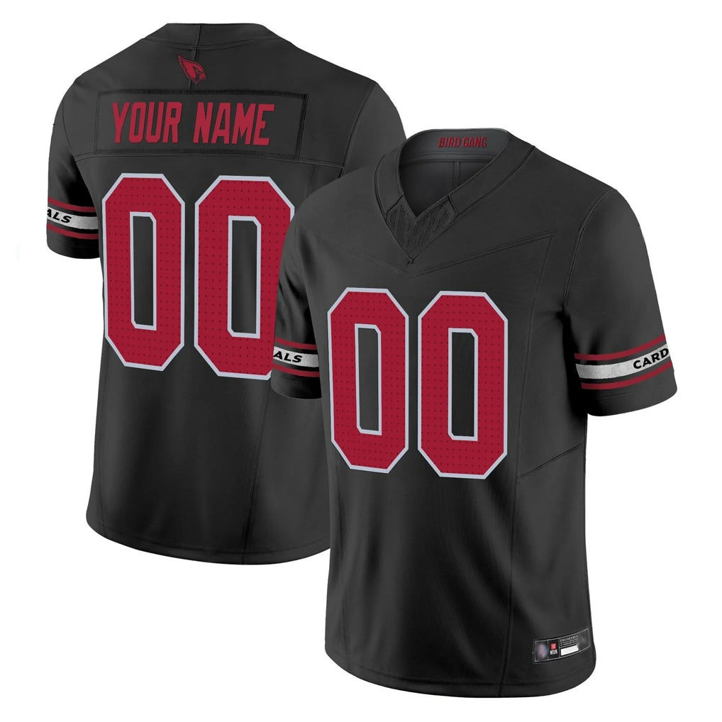 Kooe Custom A.Cardinals Black Vapor F.U.S.E. Limited Home Game Stitched Jerseys
