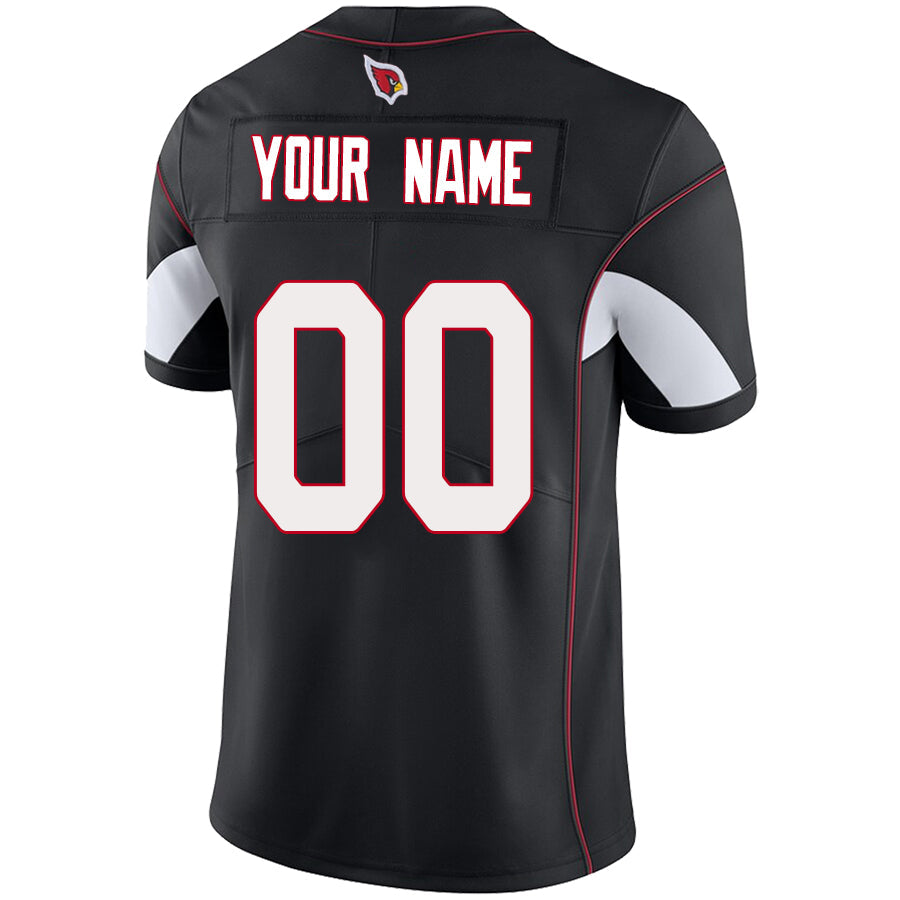 Kooe Custom A.Cardinals Black Vapor Untouchable Elite Stitched Jerseys
